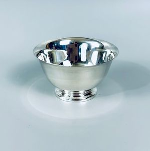 Tazón de Servir Ovalado Clásico Vintage de Acero Inoxidable Pulido, Ecológico y Personalizable para Decoración Festiva, Decorativo Premium - Product Image 3