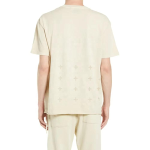 Premium Quality Summer Fashion Men's Long Sleeve T-<b>Shirt</b> Stand Collar Color <b>Patchwork</b> High Street Style 100% Cotton Eco-Friendly - Product Image 2