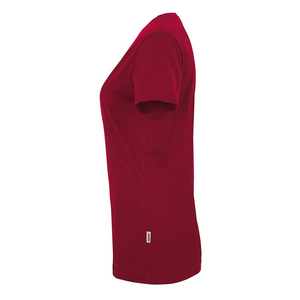 Camisetas de Punto Vintage para Mujer, Cuello en V, Sólidas, Transpirables, de Secado Rápido, Corte Regular, 100% Algodón, Ecológicas, Verano, OEM - Product Image 5