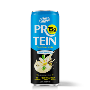 Batido de Proteína a Base de Plantas, Sabor Vainilla Suave, 15 g de Proteína, 180 Calorías, Sin Lactosa, Vegano, Lata de 320 ml - Product Image 1