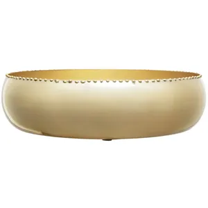 Bandeja Metálica de Lujo Hecha a Mano, Elegante Plato para Presentación de Alimentos para Hoteles y Restaurantes, Cerámica Premium Ecológica de Estilo Americano - Product Image 3