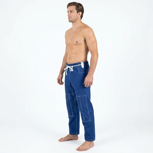 Pantalon de Kimono BJJ Personnalisé pour Homme, 100% Coton Respirant, Coupe Classique, Taille Adulte, Impression Numérique Logo Avant, Tissu 140g, Séchage Rapide - Product Image 5