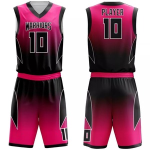 Tenue de basket-ball pour adultes, imprimée, durable, anti-humidité, maillots et shorts personnalisables, parfaits pour l'école, la ligue, le club - Product Image 6