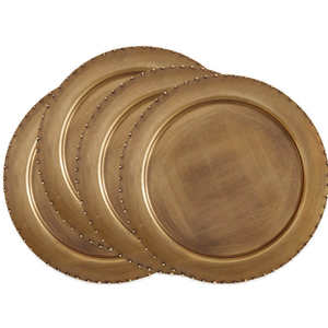 Plato de Presentación de Metal Plateado, Color Personalizado, Elegante, Clásico, Lujoso, Hecho a Mano, Plato de Presentación de Metal Más Vendido - Product Image 2