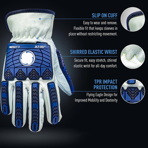 Guantes TPR de Alto Rendimiento con Palma Reforzada para Trabajo Industrial Pesado, Resistentes a Cortes, con Diseño Ergonómico - Product Image 2
