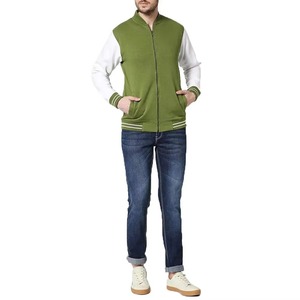 Unisex Casual Streetwear Jacket Designed for Comfortable Everyday Use with Classic Academic Inspired Style - Product Image 2
