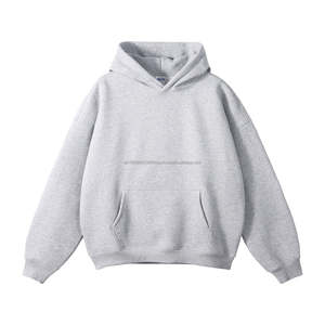 Sweat-shirts et sweats à capuche pour hommes en molleton épais en coton, surdimensionnés, avec logo personnalisé imprimé - Product Image 2