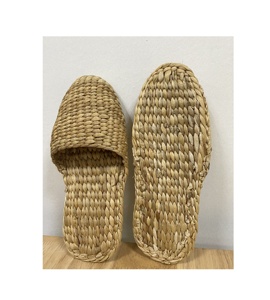 Pantoufle Vietnam Eco Friendly Handmade Water Jacinth Chaussures d'intérieur Perfect Souvenir Craft Gift 99 Gold Data - Product Image 1