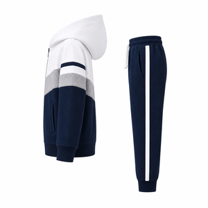 Conjunto de Sudadera con Capucha y Pantalones Deportivos de Dos Piezas con Logotipo Personalizado para Niños, Traje Deportivo para Niños y Niñas - Product Image 3