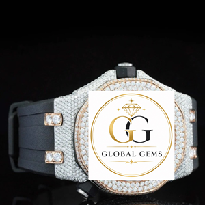 Customized Iced Moissanite ETA <b>Automatic</b> Mechanical Business Watch VVS Diamonds Stainless Steel White Gold Hip Hop Movement Gift - Product Image 4