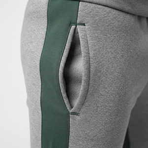 Ensemble de survêtement léger en polaire pour homme, veste de sport à col rond entièrement zippée et pantalon de jogging, 2 pièces, athlétique - Product Image 5