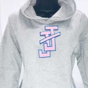 Sweat-shirt à capuche peplum pour femmes Jack and Jill, manches longues, décontracté, doux, confortable, élégant, taille ajustée, pull tendance - Product Image 1