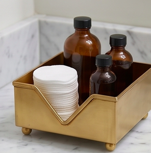 Portarrollos de papel de seda en metal dorado con diseño vintage, perfecto para utensilios de cocina y uso elegante en la mesa, así como para decoración. - Product Image 5