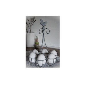 Classic Farm Metal <b>Egg</b> <b>Basket</b> For Fresh <b>Egg</b> Storage Kitchen Countertop And Rustic Decor - Product Image 4