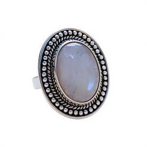 แหวนดีไซน์มูนสโตน น้ำหนัก 9.4 กรัม - Product Image 2