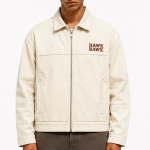 <b>Men's</b> <b>Canvas</b> Workwear <b>Jacket</b> Premium Fabric Clean Design Casual Style Durable Quality Modern Fit Custom Made Export Quality - Product Image 1