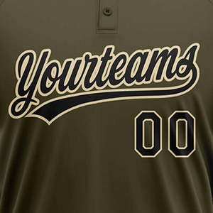 Men Custom Made Breathable 100% Polyester Baseball Uniform Jersey Short Sleeve <b>Light</b> Weight Training Loose Solid Pattern - Product Image 6