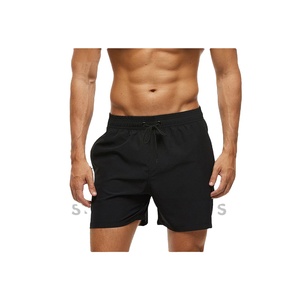 Short de bain élégant pour hommes 2025 avec doublure intérieure en maille en toile de polyester 100% idéal pour les maillots de bain, vêtements décontractés, pantalons courts - Product Image 1