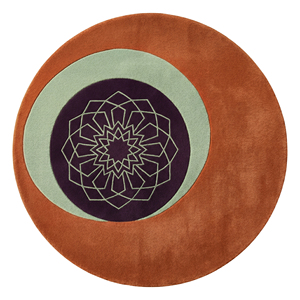 Modern <b>Round</b> Mandala Rug Premium Hand Tufted Wool <b>Carpet</b> Custom Designer Floor Rug for Luxury Interior Projects Luxury Villa - Product Image 6