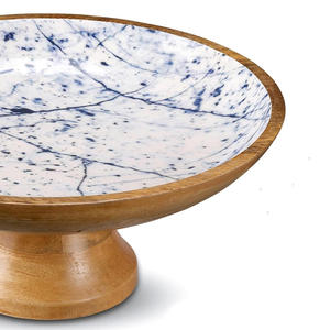 Tazón de Madera Maciza de Lujo, Ecológico, Hecho a Mano, Estilo Rústico, para Almacenar Frutas, Servir Pan, Centro de Mesa Decorativo - Product Image 6