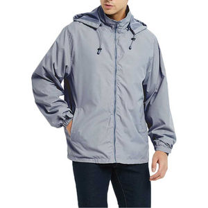Veste de Pluie en Toile Polaire pour Homme de Haute Qualité, Imperméable, Décontractée, Coupe-Vent, avec Logo Frontal, Idéale pour l'Automne - Product Image 2