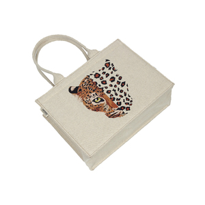 Bolsas de lona de algodón reutilizables con impresión de logotipo personalizado a color para compras, para mujeres estudiantes y exposiciones. - Product Image 3