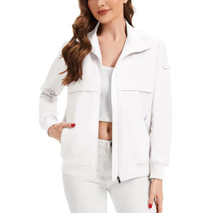 Chaqueta de Uniforme Médico Quirúrgico Antiarrugas para Mujer con Logotipo Personalizado, Uniforme de Doctora - Product Image 1