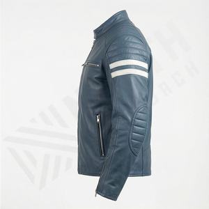 Veste de moto en cuir véritable pour homme de qualité supérieure, nouvelle arrivée, vestes de moto d'hiver, protections amovibles, personnalisables - Product Image 3