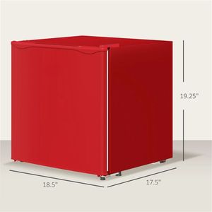 Mini réfrigérateur de bureau rouge compact, petit mini congélateur - Product Image 6