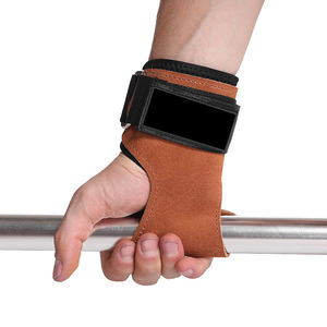 Sangles de musculation pour soulevé de terre, antidérapantes, avec support de poignet et logo personnalisé - Product Image 2