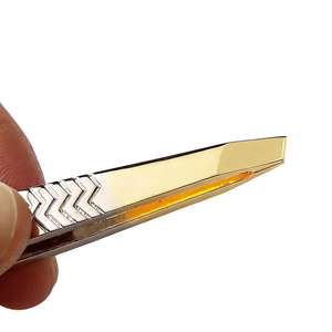 Pinzas Profesionales para Cejas de Acero Inoxidable, Herramienta de Depilación de Precisión con Punta Inclinada, NEW-VERTIS - Product Image 5