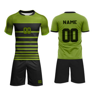 Conjunto de camiseta y pantalones cortos de fútbol transpirables de secado rápido, uniforme de fútbol de manga corta de buena calidad, uniformes de fútbol más vendidos para unisex - Product Image 1