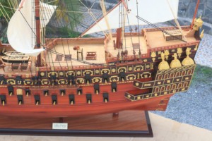 SOVEREIGN OF <b>THE</b> SEAS X LARGE Wood Finished Polished - Handmade Wooden United <b>Kingdom</b> Historic Ship Antique Collectible - Product Image 3