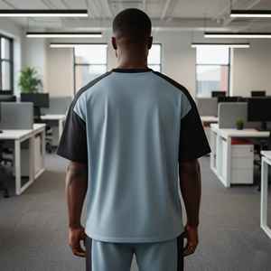 2026 New Customized 100% Cotton Men's Oversize Drop Shoulder <b>Hip</b> Hop T-Shirt 180 GSM Anti-shrink Quick Dry Breathable - Product Image 6