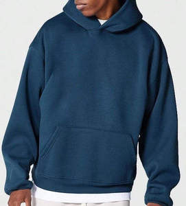 Sweat à capuche en molleton brossé épais personnalisé OEM pour les marques de streetwear américaines avec sweat à capuche graphique et sweat à capuche coupe ample - Product Image 4