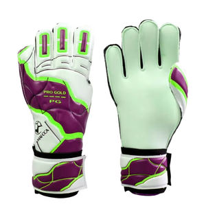 Gants de gardien de but en cuir pleine main en gros du Pakistan 2026 – Gants de football personnalisés antidérapants et respirants pour adultes - Product Image 1