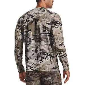 เสื้อยืดลายพรางระบายอากาศสำหรับล่าสัตว์ฤดูร้อน เสื้อยืดลายพรางแขนยาวผู้ชาย แห้งเร็ว เสื้อยืดแทคติคอลผู้ชาย - Product Image 3