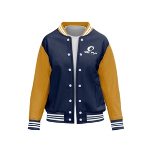 Custom High Quality Men's Varsity Jackets with Front Logo Windproof & Breathable Customizable Colors & Sizes - Product Image 1