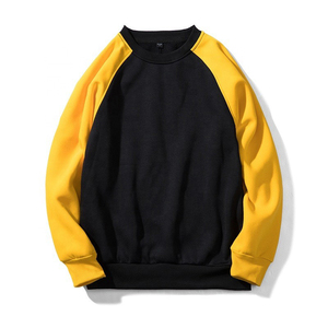 เสื้อสเวตเชิ้ตคอกลมผู้ชายดีไซน์ใหม่ พิมพ์โลโก้ได้ตามต้องการ ผ้าฟลีซเนื้อนุ่ม สวมใส่สบายสำหรับฤดูหนาว - Product Image 1