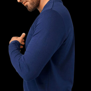 T-shirt col V 100 % coton de haute qualité pour hommes grandes tailles, impression de logo personnalisée, tissu jersey, couleur unie, coupe ample, OEM - Product Image 3