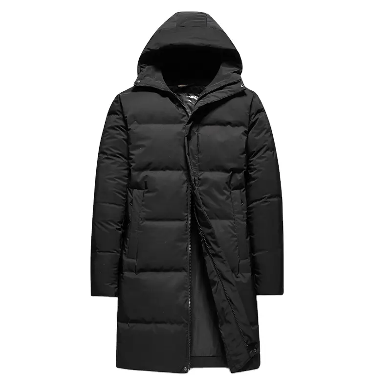 HIgh Quality Long Puffer Coat Down Jacket Ladies Fashion Light Weight Puffer Jacket With Detachable Hood