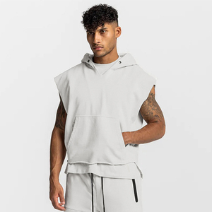 Full Sublimation Beach High Quality Custom Logo Design <b>Men</b> Gym <b>Stringer</b> Tank Top Fitness Clothing Cotton Sleeveless <b>Vests</b> - Product Image 4