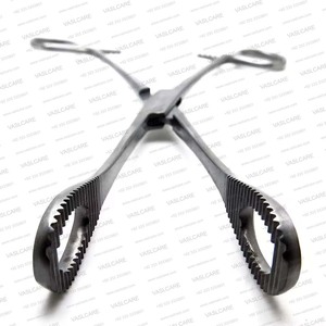 Pinces à éponges en acier inoxydable allemand, instrument chirurgical manuel par Vaslcare - Product Image 3