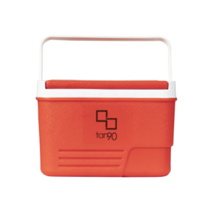 Impact Resistant Plastic Cooler <b>Container</b> with Insulated Interior for Camping Fishing and Travel Use - Product Image 1