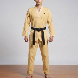 Uniforme de Taekwondo para Hombre, Personalizado por Delante, 100% Algodón, Secado Rápido, Ligero, Ropa de Entrenamiento de Artes Marciales, Ajuste Cómodo para Practicar - Product Image 3