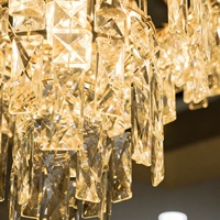 Lustre suspendu LED de luxe, éclairage moderne pour hôtel, salon, décoration, lustres en cristal