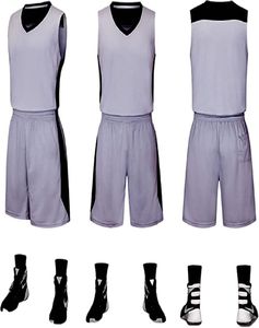 Uniformes de Baloncesto Sublimados Reversibles Personalizados al por Mayor, Tallas Grandes, Transpirables, Antibacterianos, 100% - Product Image 6