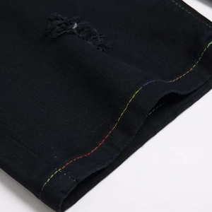 Nouveauté 2026 : Short en jean décontracté sur mesure pour homme, motif uni, couleur personnalisée, taille mi-haute, 100 % coton, fabriqué au Pakistan - Product Image 3