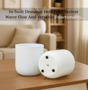 Decoración para Sala de Estar y Mesa, Elegante Maceta Pequeña para Interiores, Macetero Decorativo de Metal, Ideal para el Hogar - Product Image 5