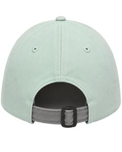 Casquette de baseball bicolore vert menthe et gris, personnalisable par le fabricant, ajustable, unisexe, en coton, pour le sport, les loisirs et la mode. - Product Image 2